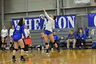 Volleyball vs Emerson  Wheaton College Women's Volleyball vs Emerson College. - Photo by Keith Nordstrom : Wheaton, Volleyball, VB2019